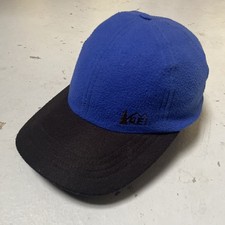 Vintage REI Fleece Panel Baseball Camp Outdoor Cap “60 Years” Hat Made In USA OS