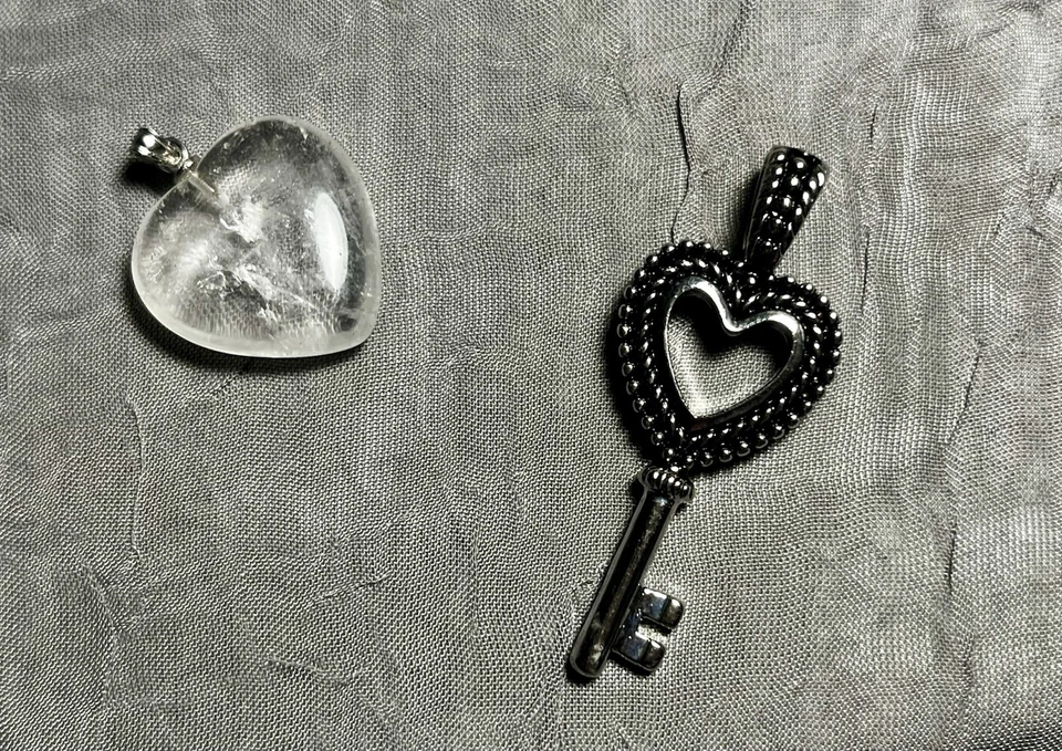 Новый Lia София абалона раковина цветок подвеска с цепочкой и 3 дополнительные подвески - Изображение 3 из 4