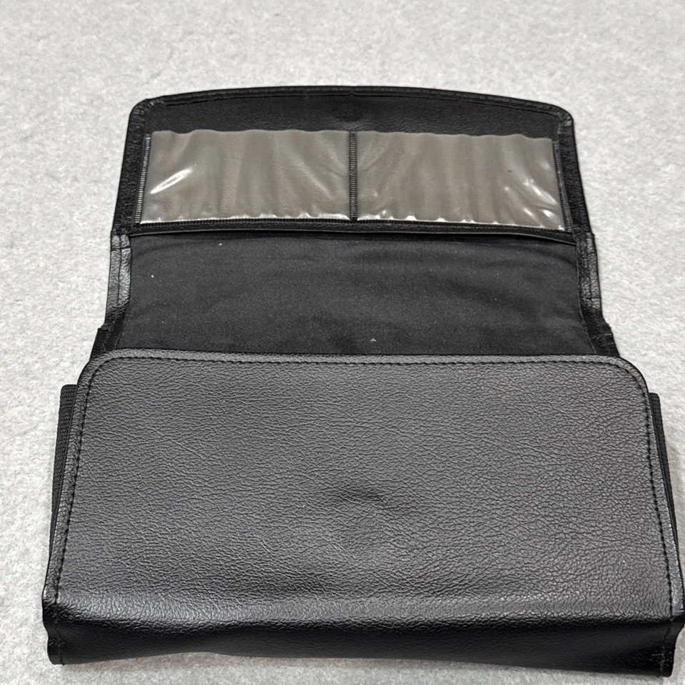 Cadillac Owners Manual Leather Case Black Cover Factory Original Pouch Holder - Image 3 of 4