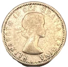 1957 🇨🇦 Canada 10 Cents Silver Coin - Combined Shipping - Lot C83c