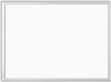 U Brands Dry Erase Board White Board 24"x18" Silver Aluminum Frame Melamine