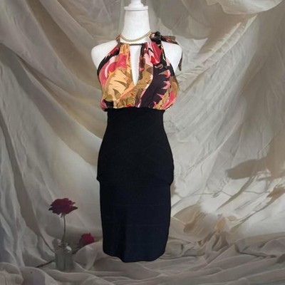 bebe bodycon midi dress Vintage Y2K Silk Floral Halter Bandage sling back heels Petal and Pup Women's Size:WOMEN / EU 40 / US 9 - 9.5 and applies a lingerie