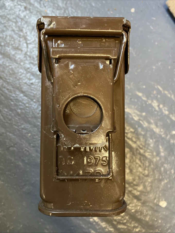 Army Metal Ammunition Tin Military Storage Container - Image 3 of 4