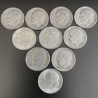 Lot of 10 Silver Roosevelt Dimes - Pre-1965 - 90% Silver - FREE SHIPPING!