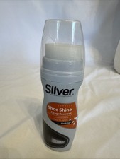 Silver Shoe Shine Quick Black