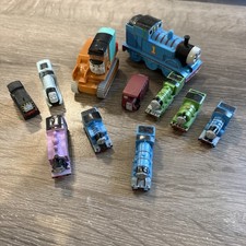 Thomas The Train Engine Mixed Lot Of 11 Collectible Trains - Plastic  Rubber