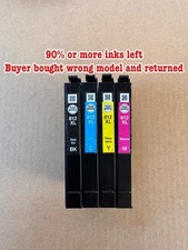 Set Epson 812XL Black/Cyan/Magenta/Yellow Ink Cartridge ALL XL Read*