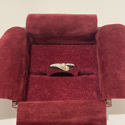 Seltener Georg Jensen. Sterling Silber Ring mit Perle #241 - Anne Schiang. US...