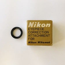 NIKON +0.5 EYEPIECE CORRECTION Lens FOR Nikon F/F2/Nikomat in Box Diopter lens