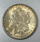 1884 Morgan Silver Dollar - Great Looking XF+  - Nice Rainbow Toning on Reverse