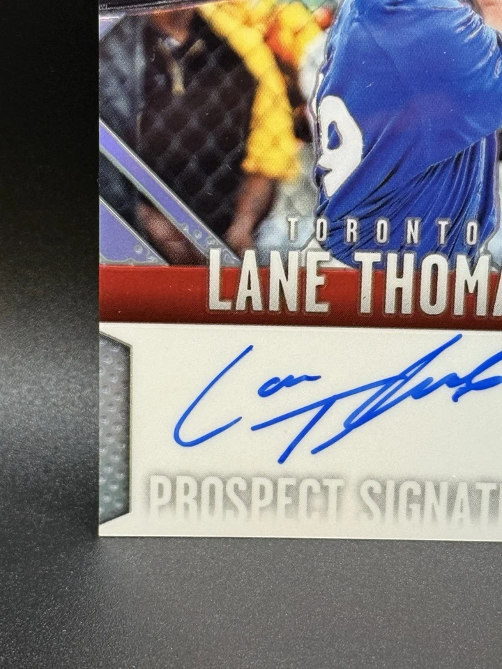 2014 Panini Prizm Perennial Draft Picks - Prospect Signatures Lane Thomas /199 - Image 3 of 4
