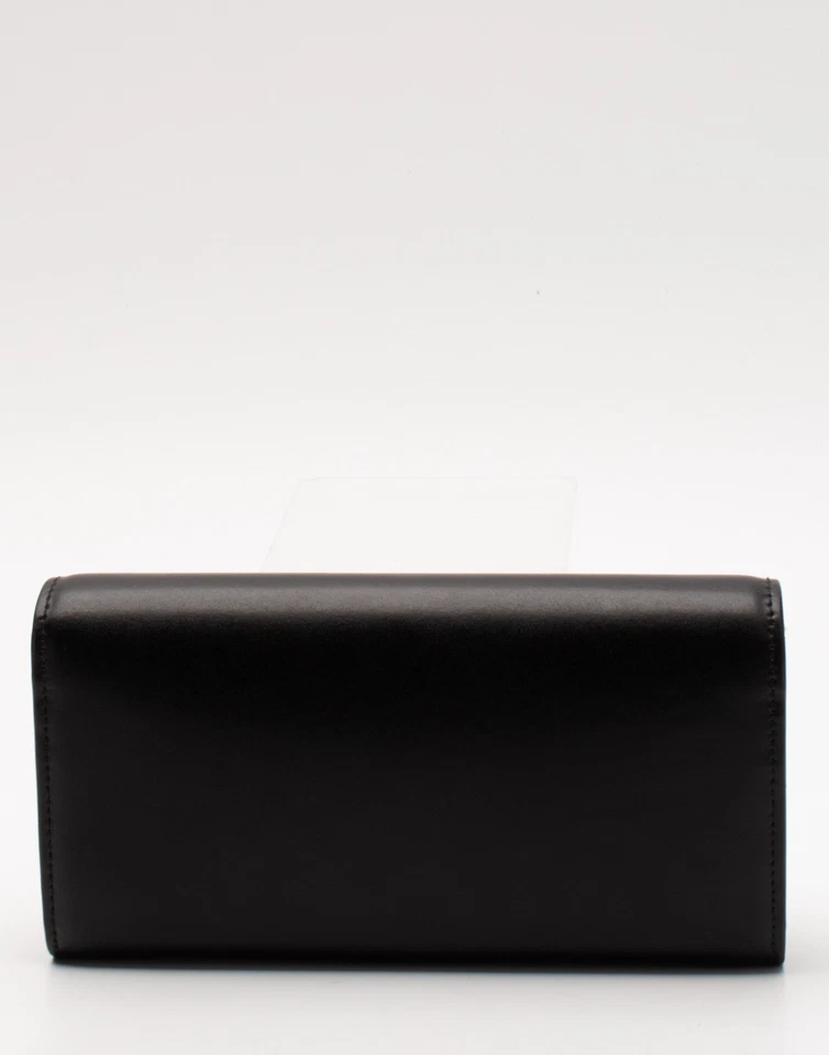 RRP€720 ALEXANDER McQUEEN Leather Clutch Wallet Black Logo Made in Italy - Image 3 of 4