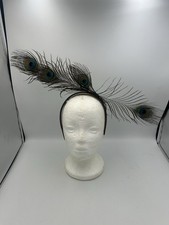 Peacock Fascinator Wedding Races Ladies Day Royal Ascot