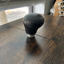 Momo For Anatomico Shift Knob - Black Leather Black Stitching Momo For Anatomico Shift Knob - Black Leather Black Stitching