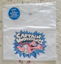 NEW Captain Underpants Shirt Size Adult Small From Children's Novel Series