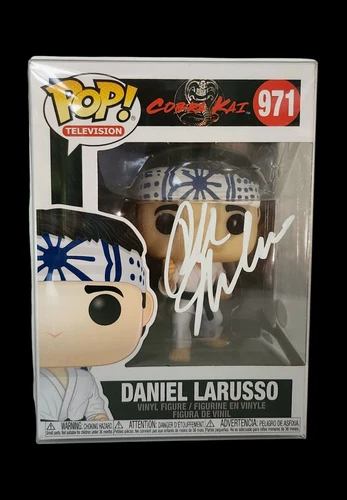 Ralph Macchio Signed AUTOGRAPHED Daniel Larrusso FUNKO POP Cobra Kai 971 PSA COA