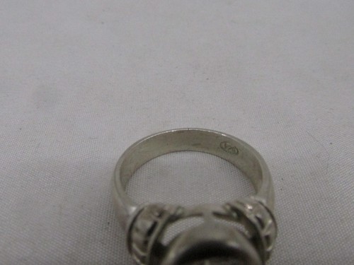 Vintage Ring Sterlingsilber ovales Design Gr. 7,25 gemarkt 925 #790 - Bild 7 von 9