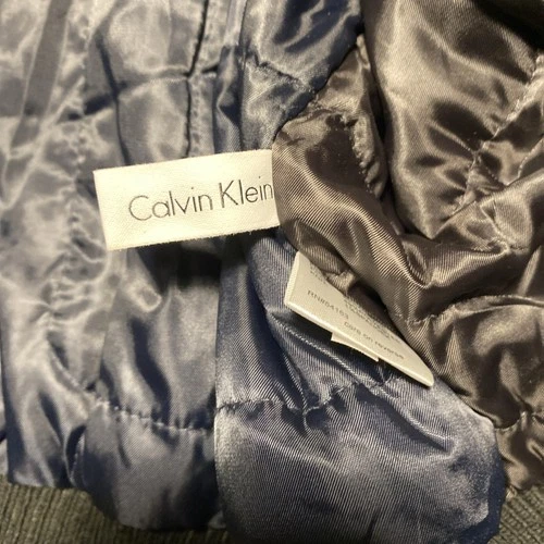 Calvin Klein Men's Black Classic Ripstop Bomber Coat Jacket Size XL image 13