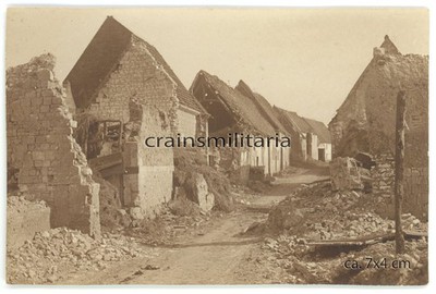Orig. Foto zerstörtes NEUVILLE-SAINT-VAAST b. Arras Lens Frankreich 1.WK
