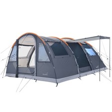 Skandika Tunnelzelt Gotland 4 Sleeper Protect Camping Zelt 4 Personen grau Neu