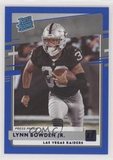 2020 Panini Donruss Rated Rookie Press Proof Blue Lynn Bowden Jr #332 05c8