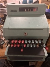 Gross & Duke Antique Vintage Cash Register Duck Egg Blue Bakerlite, 1950s/1960s