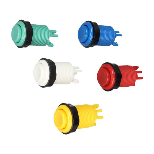 28Mm -Spiel-Druckknopf 5 Farben DIY Teile Led Beleuchtete Tasten Scha Neu - Bild 6 von 22