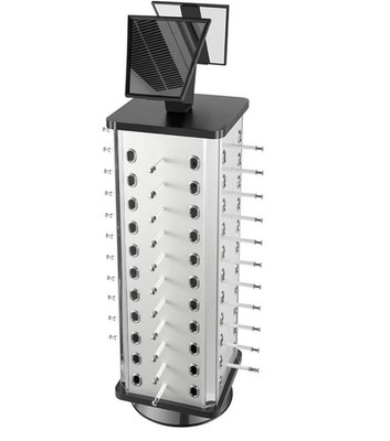 360° Drehbarer Brillenständer, Aufrechter Brillenhalter für bis zu 44 Brillen