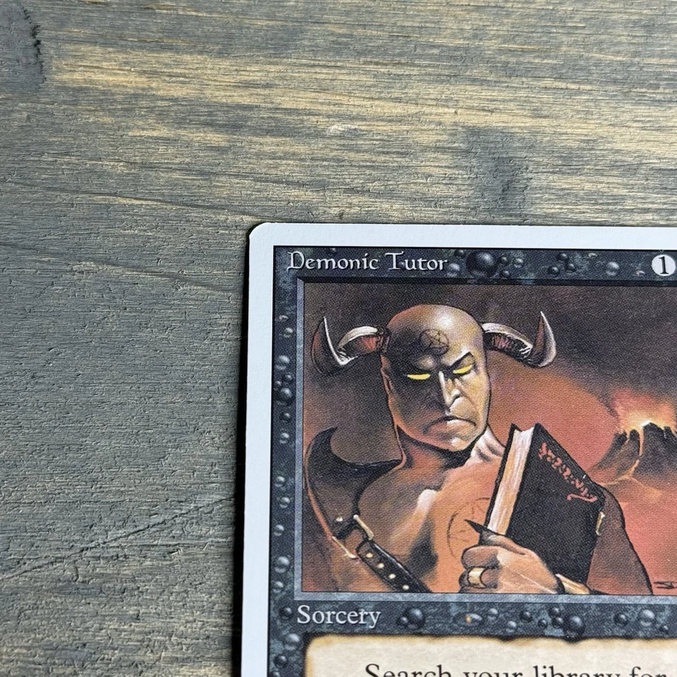 Magic: The Gathering Demonic Tutor Unlimited Edition Regular Card - Image 2 of 4
