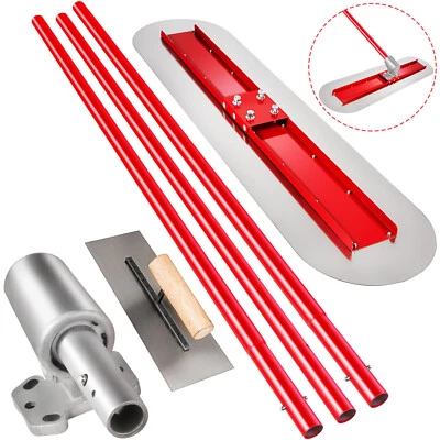 Bull Float Concrete Float 1200x300mm Concrete Tool Trowel Float Handle &