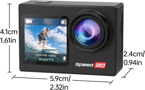 Stabilized 4K Underwater Camera - 131FT Waterproof with Remote Control Included - Picture 11 of 11