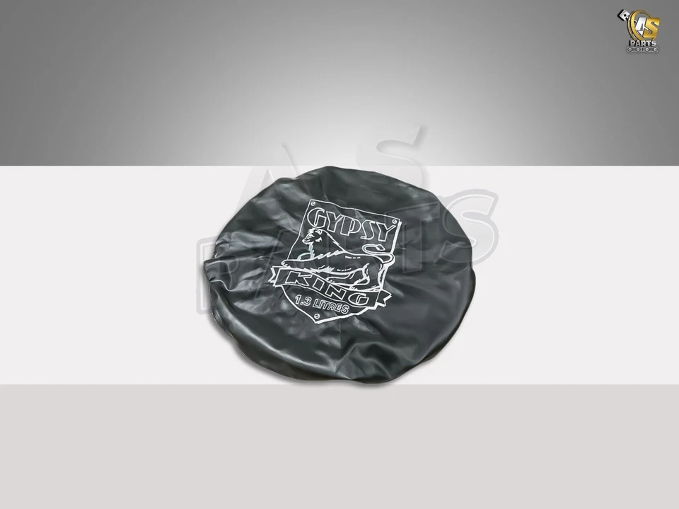 Cubierta de rueda trasera negra suave Suzuki Samurai Gypsy King Foto 2 de 4