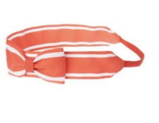 NWT Gymboree Preppy Peach orange headband summer
