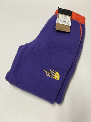 Northface Denali fleece pants youth m Purple Orange New