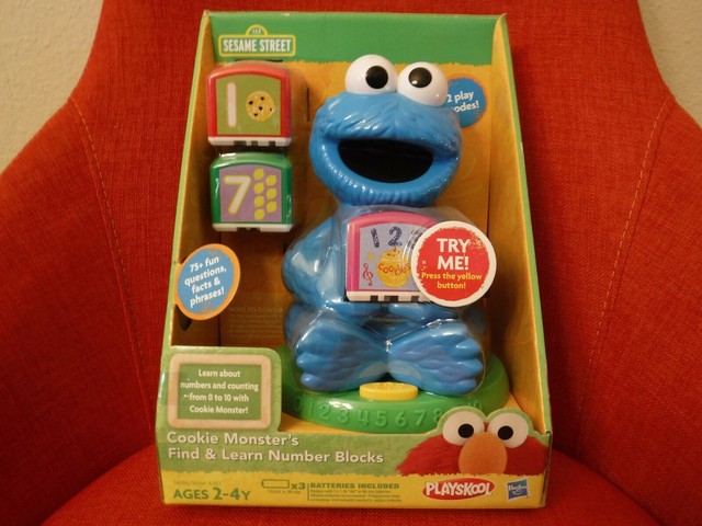 cookie monster numbers toy