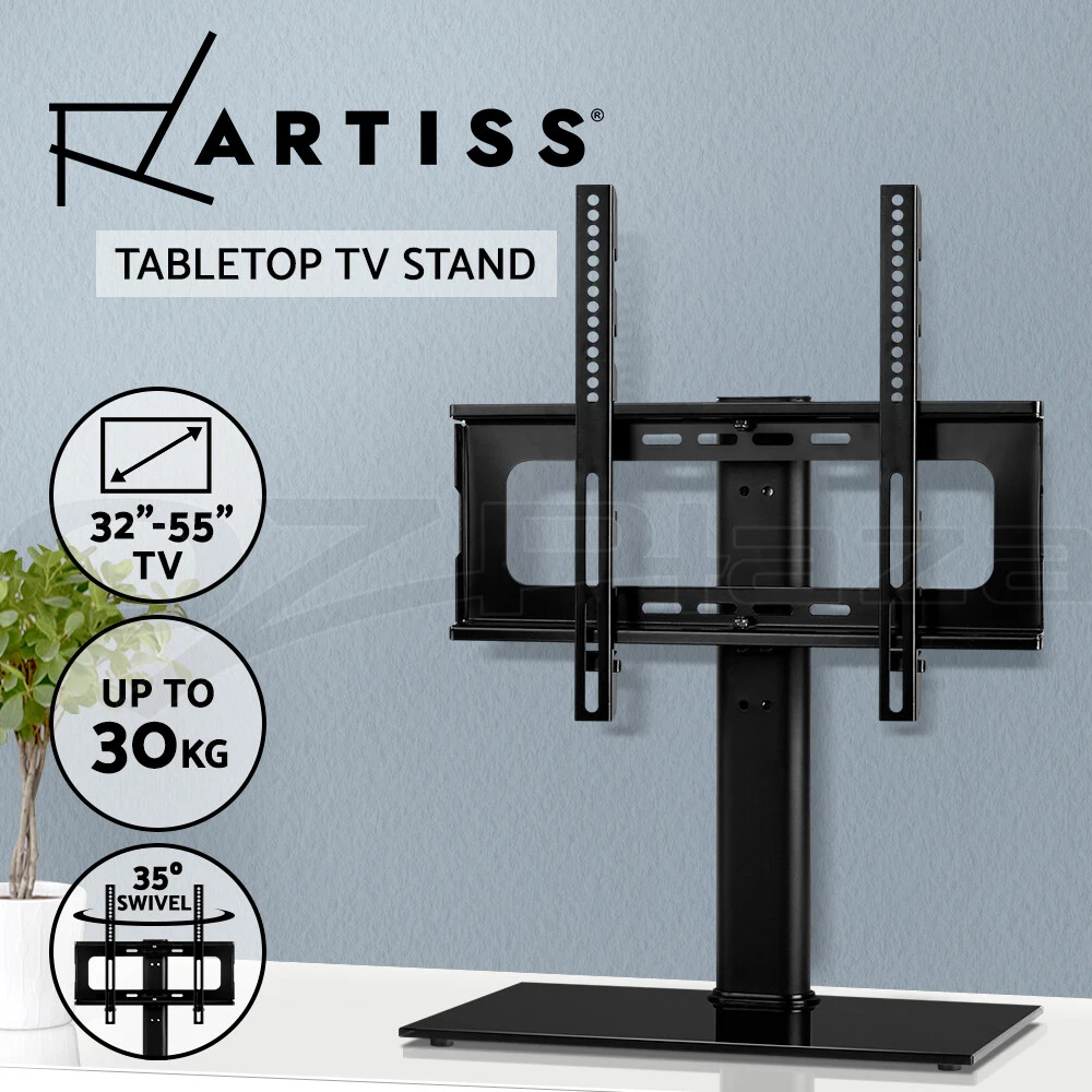 Artiss TV Mount Stand Bracket Swivel Table Top Desktop LED LCD 32