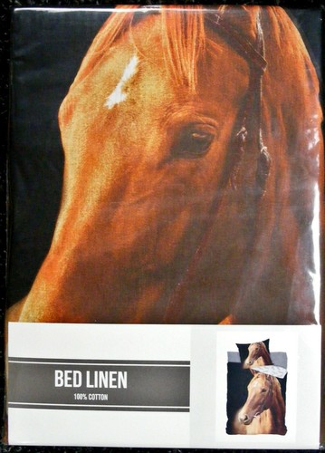 pferde bettwäsche 140x200 70x90