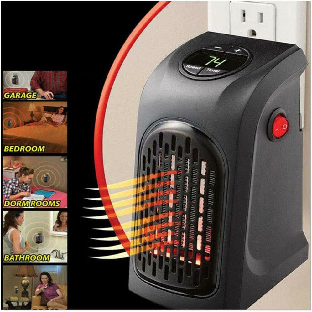 Fine elements Small Quiet Portable Electric PlugIn Fan Heater Small Room  Heater | eBay
