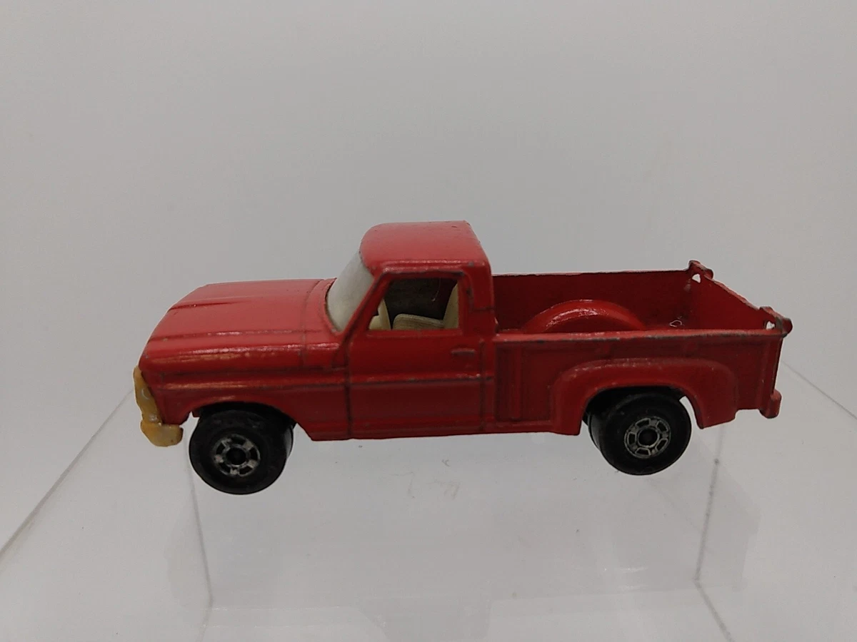 Vtg. 1970 Matchbox Lesney Superfast #6; Ford Pickup Truck; Red
