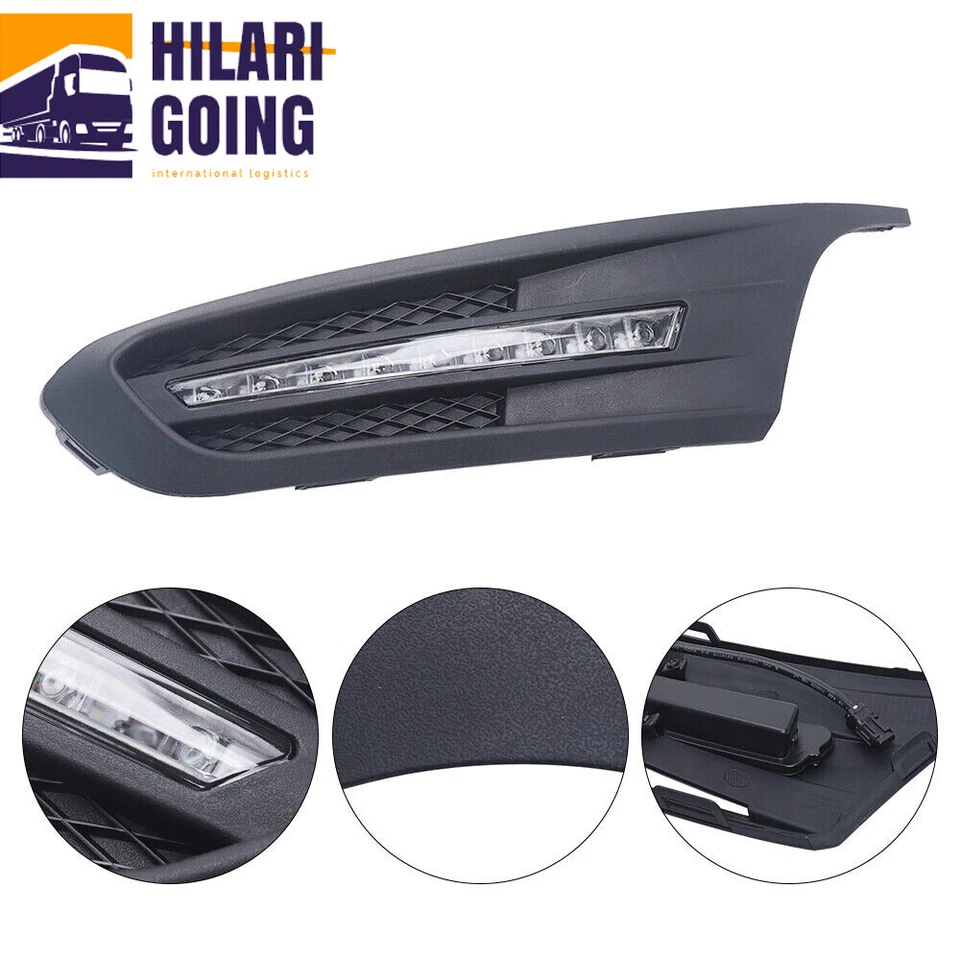Nuevas luces antiniebla LED DRL diurnas para Volkswagen Jetta sedán 2011-2014 Foto 2 de 4