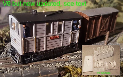 BROOKS MODELS OO9/009 Steam Tram Railcar Locomotive body kit for KATO 11-109 chassis loco Toby