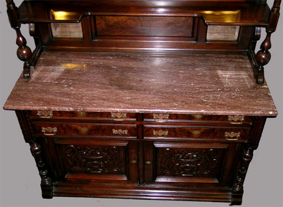 ANTIGUO SERVIDOR DE RENACIMIENTO GÓTICO AMERICANO Foto 4 de 4