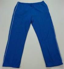Rare Vintage NIKE Plain Blank Jogger Track Pants Sweatpants 80s 90s Blue Tag L