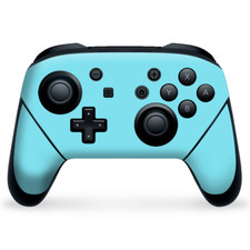 Nintendo Switch Pro Controller Skin Decal Vinyl Wrap - Baby Blue color