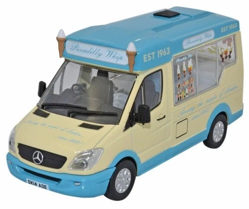 VANS WHITBY MONDIAL FURGONE GELATO FRUSTA PICCADILLY 1:43 OXFORD WM007