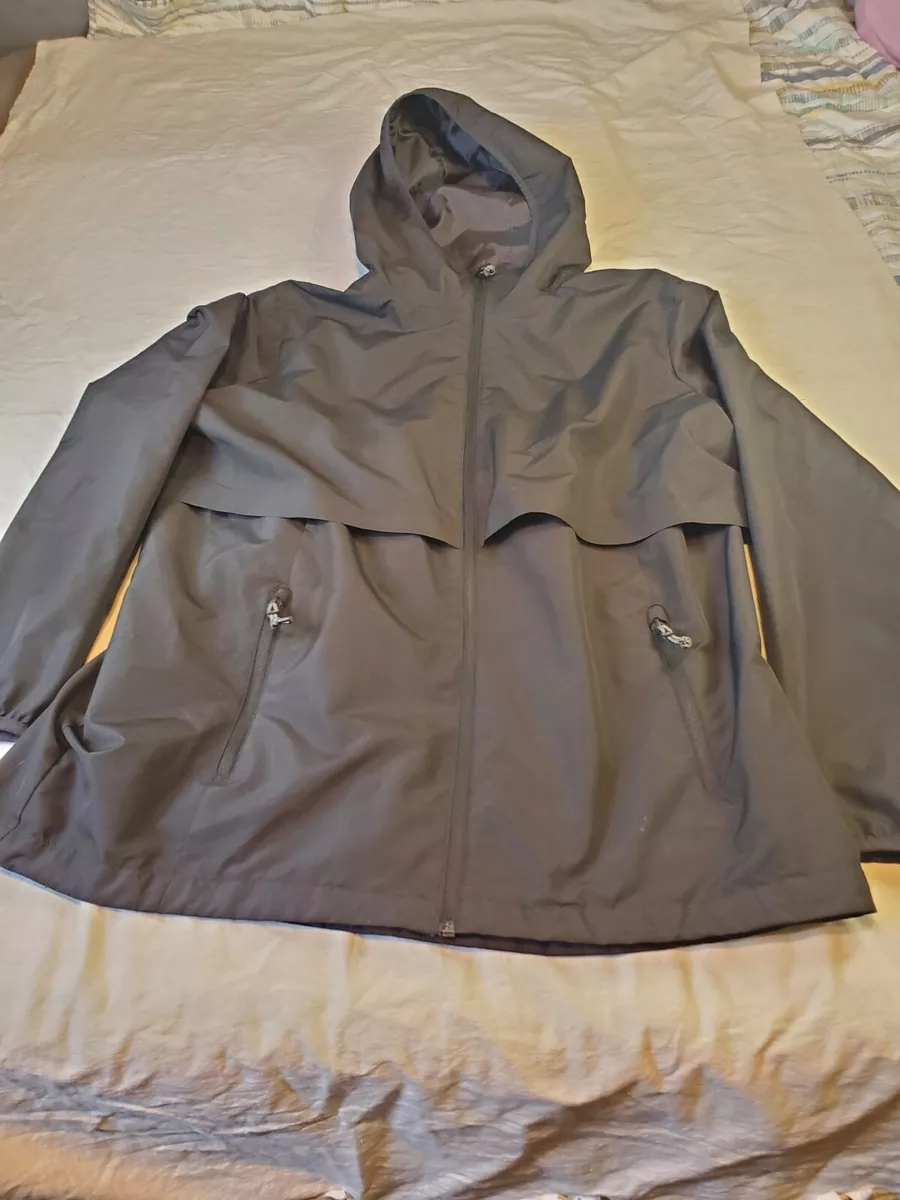 C9 Champion Green Hooded Lightweight Rain Jacket Womans xl eBay