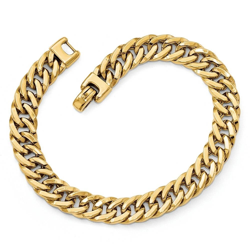 Average weight of cheap mens gold bracelet