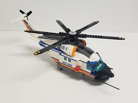 Lego City 60166 Heavy-duty Rescue Helicopter (4-5 Pieces Missing) With Manuals