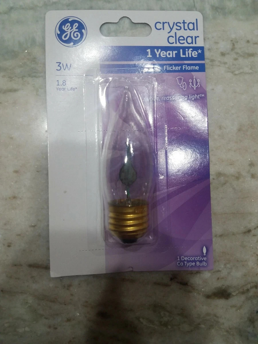 Ge flicker on sale flame bulb