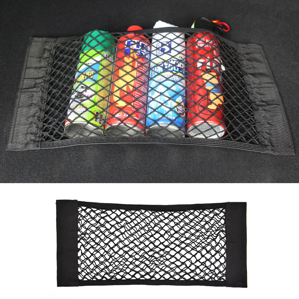Elastic Car Interior Storage Net Organizer for Rear Trunk or Seats
